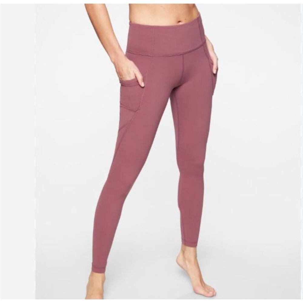 stash salutation leggings salmon colored
